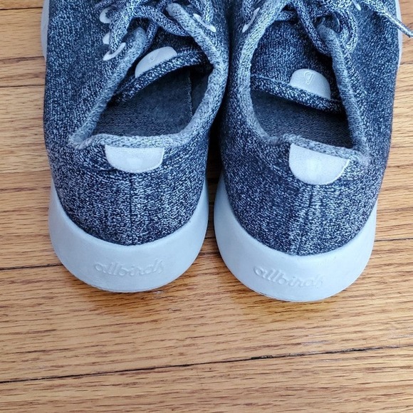 allbirds The Wool Runners Merino Wool Lace Up Sneakers Size Women’s 9 - Picture 2 of 5